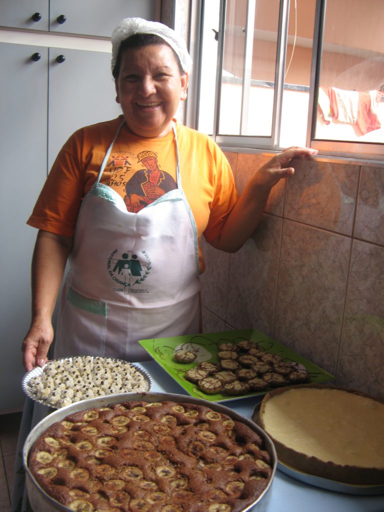 Teresa in the kitchen