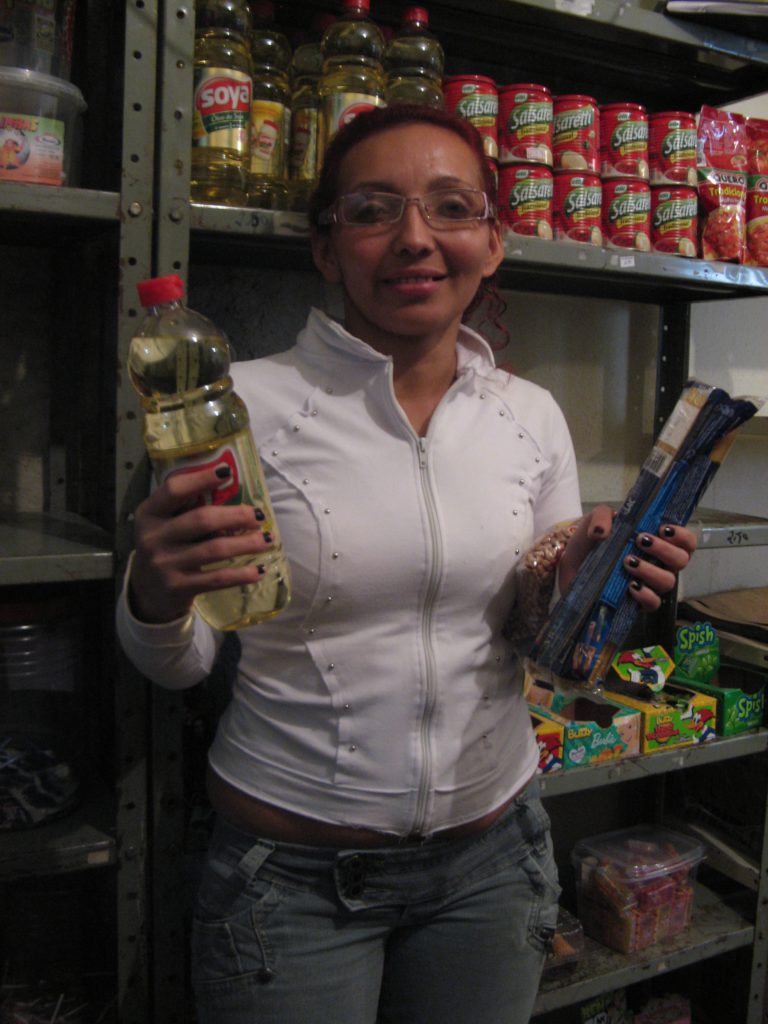 Raquel in her shop