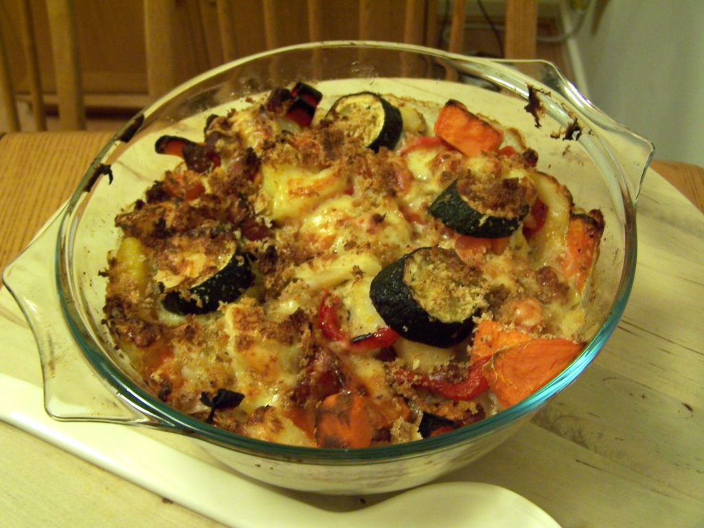 My sister's vegetable bake