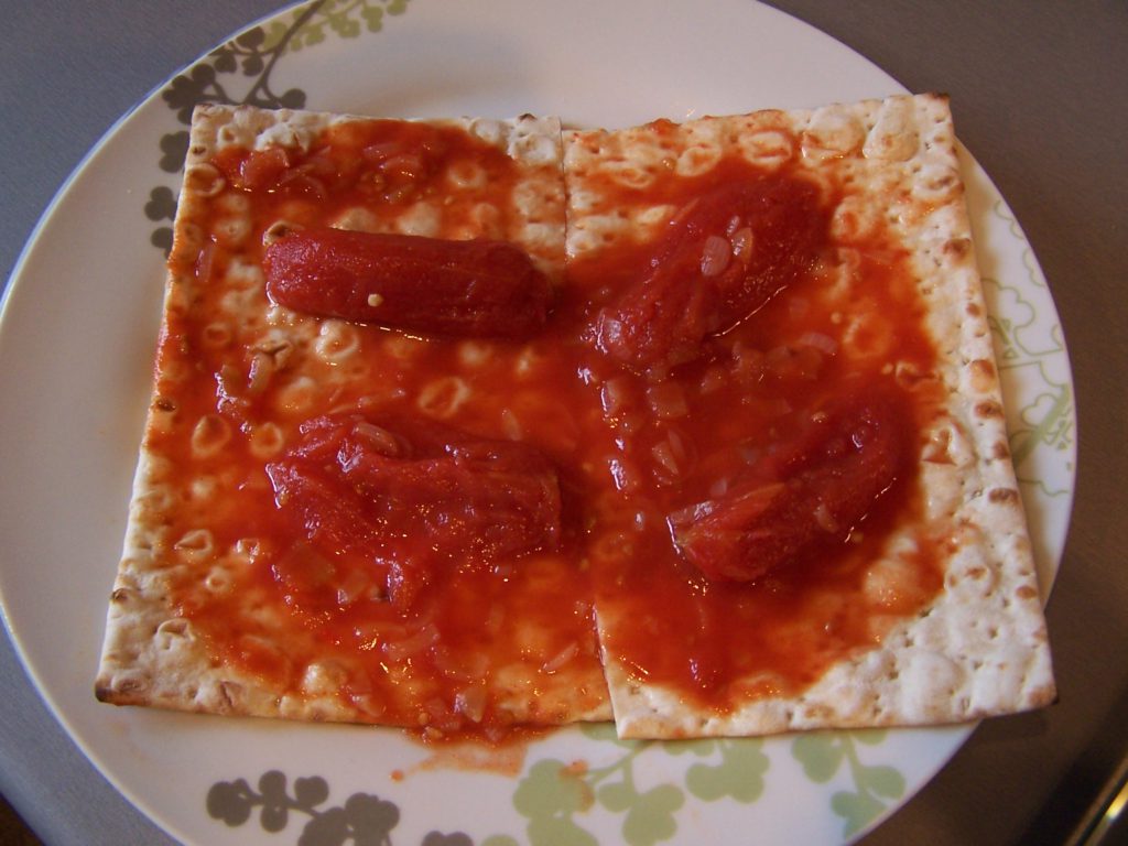 One pound a day challenge for Lent tomatoes and bread