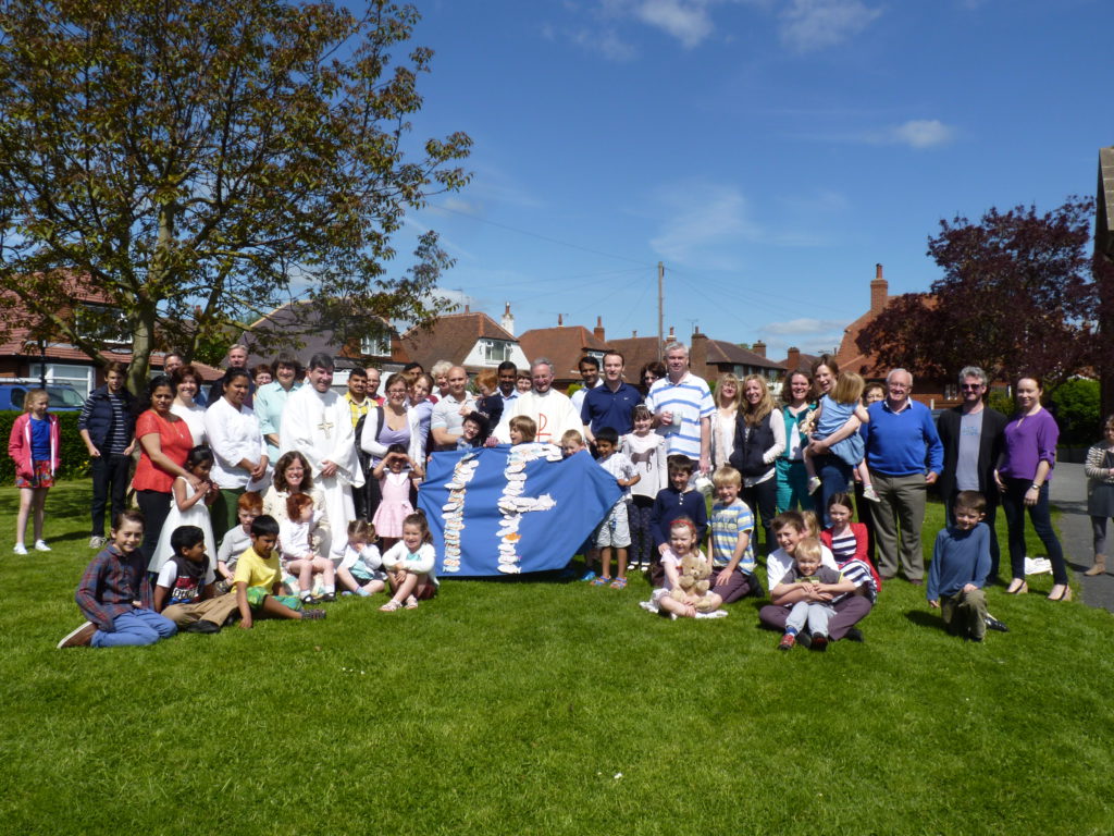 St Aelred's Parish, Harrogate with their BIG IF banner