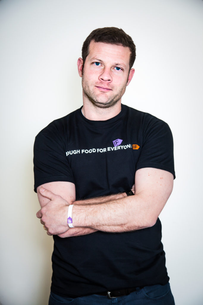 Dermot O Leary in IF T Shirt