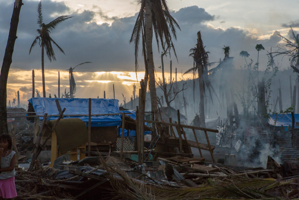 Palo, Leyte Island, Philippines - devastation after Typhoon Haiyan