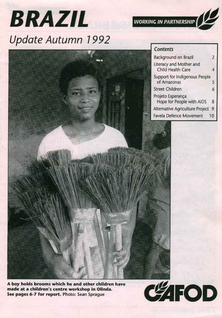 CAFOD Brazil leaflet 1992