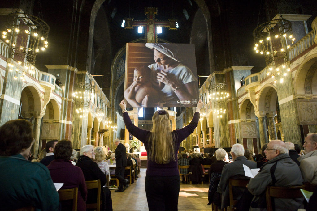 Jacquie's photo at CAFOD's 50th anniversary Mass