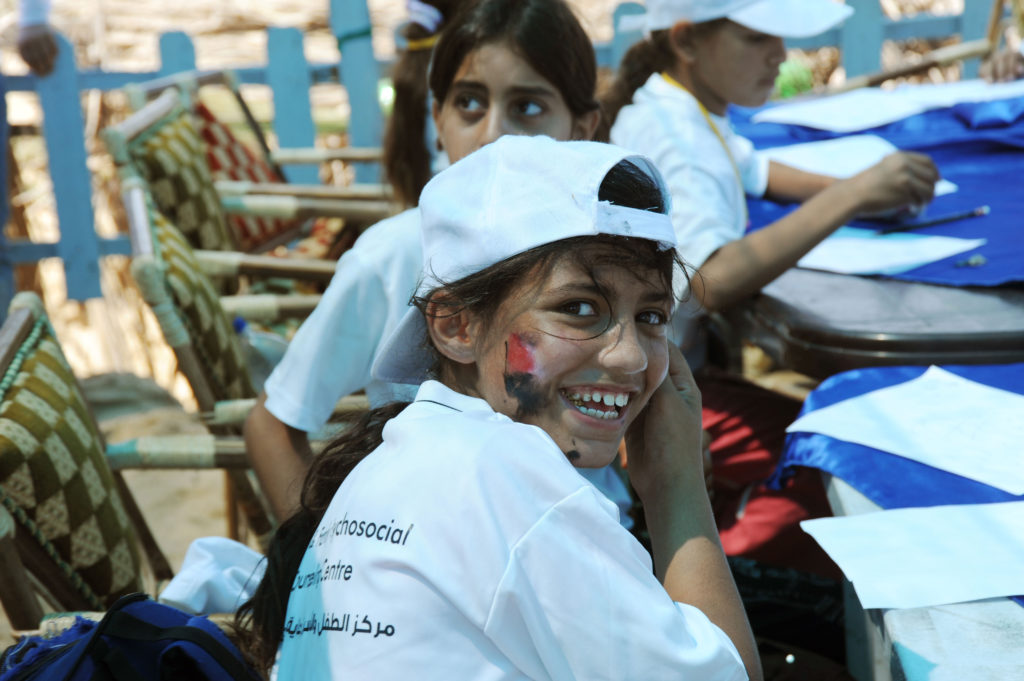 CAFOD is helping to provide counselling to children affected by the war in Gaza (Photograph: CAFOD)