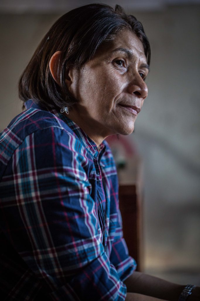 Ligia Briones Valenzuela, 50yrs. Vice President and one of the founders of CAFOD partner ASOMUPRO.