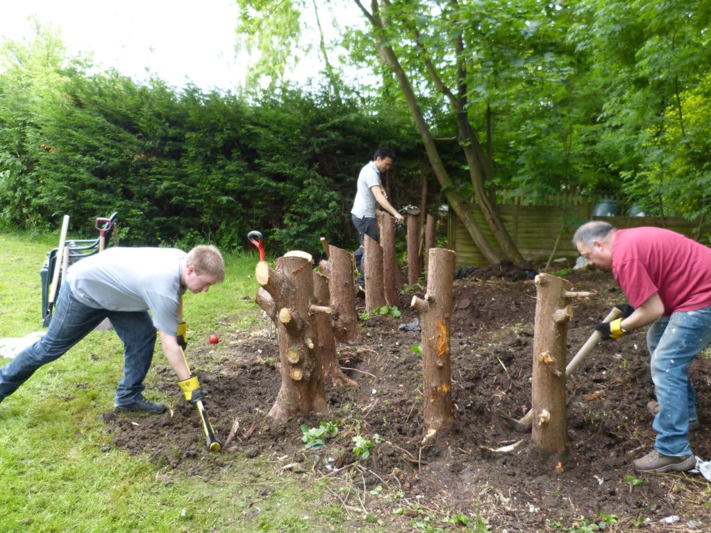 Working in the livesimply garden