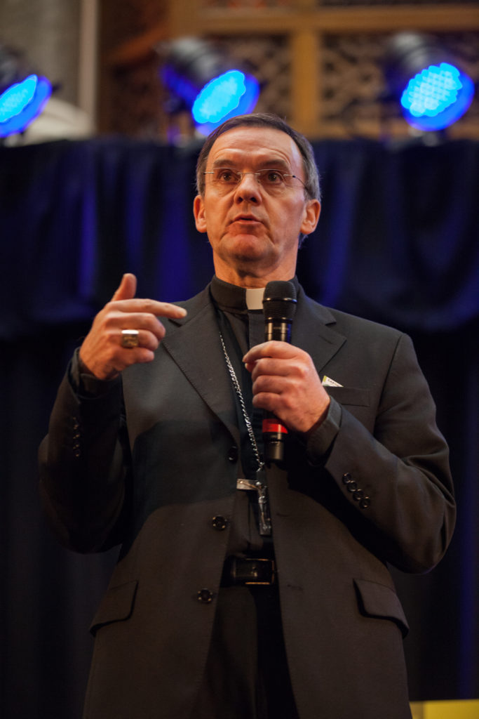 The Right Reverend John Arnold at last year's lecture