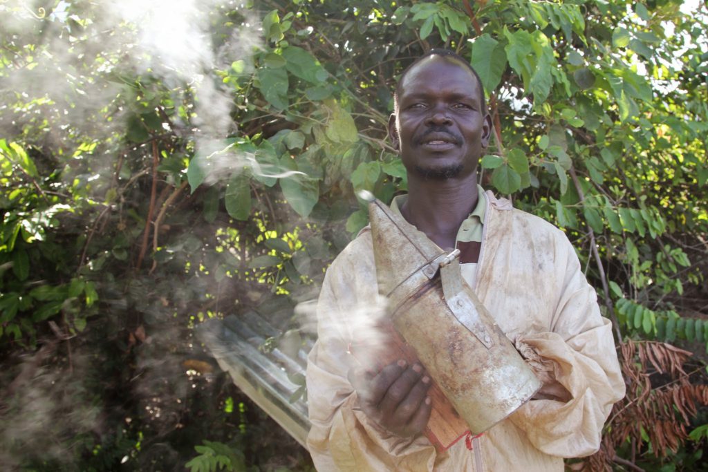 Paul, Chairman of Naloret community beekeeping group - World Gifts - CAFOD