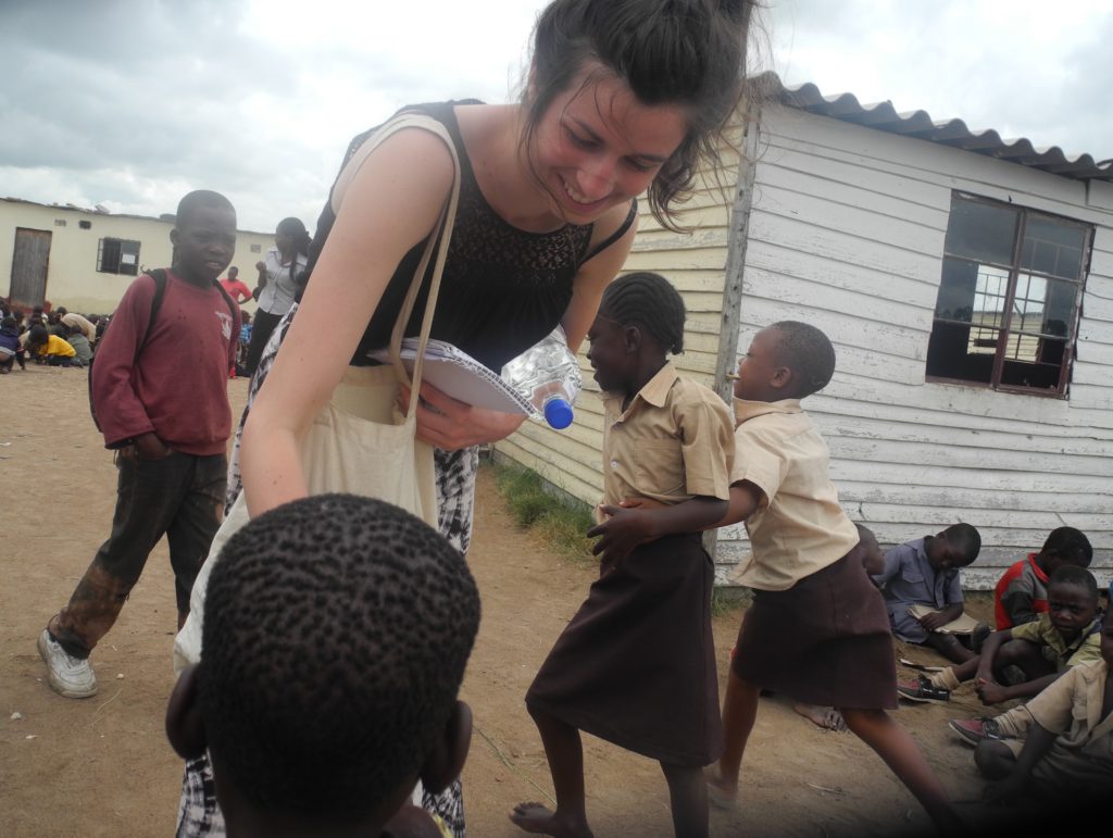 Lizzie at Terriro school