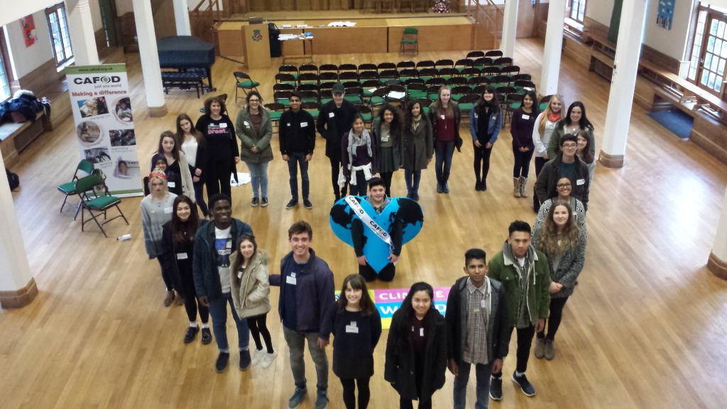 Young leaders from Portsmouth Diocese take part in our One Climate, One World campaign.