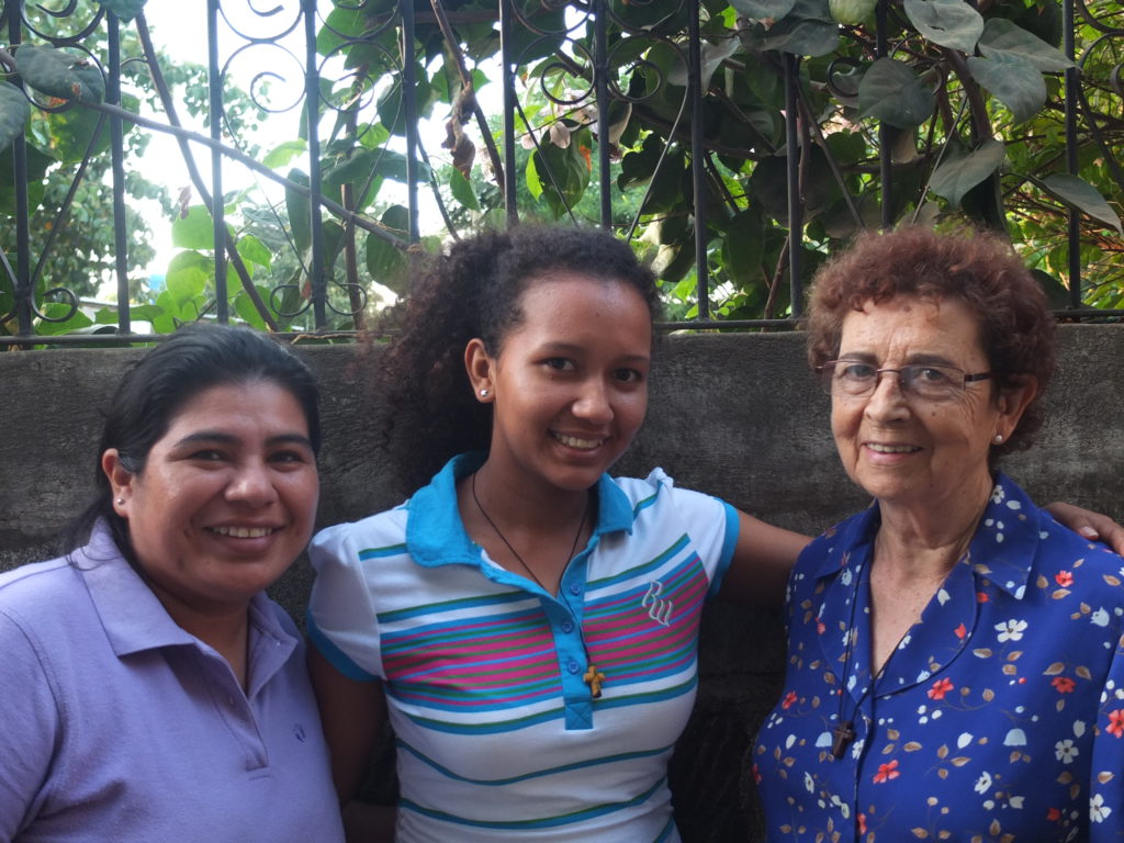 Sr Elizabeth, Anna, and Sr Marie