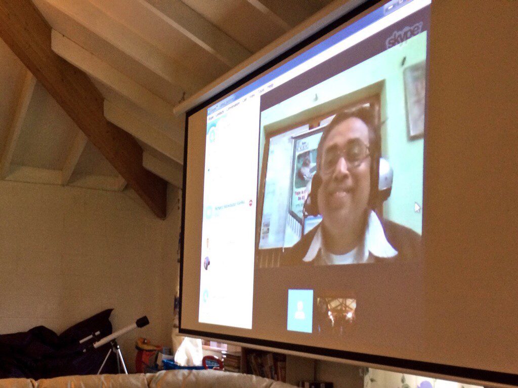 Skype call with Mowdudur Rahman in Bangladesh.