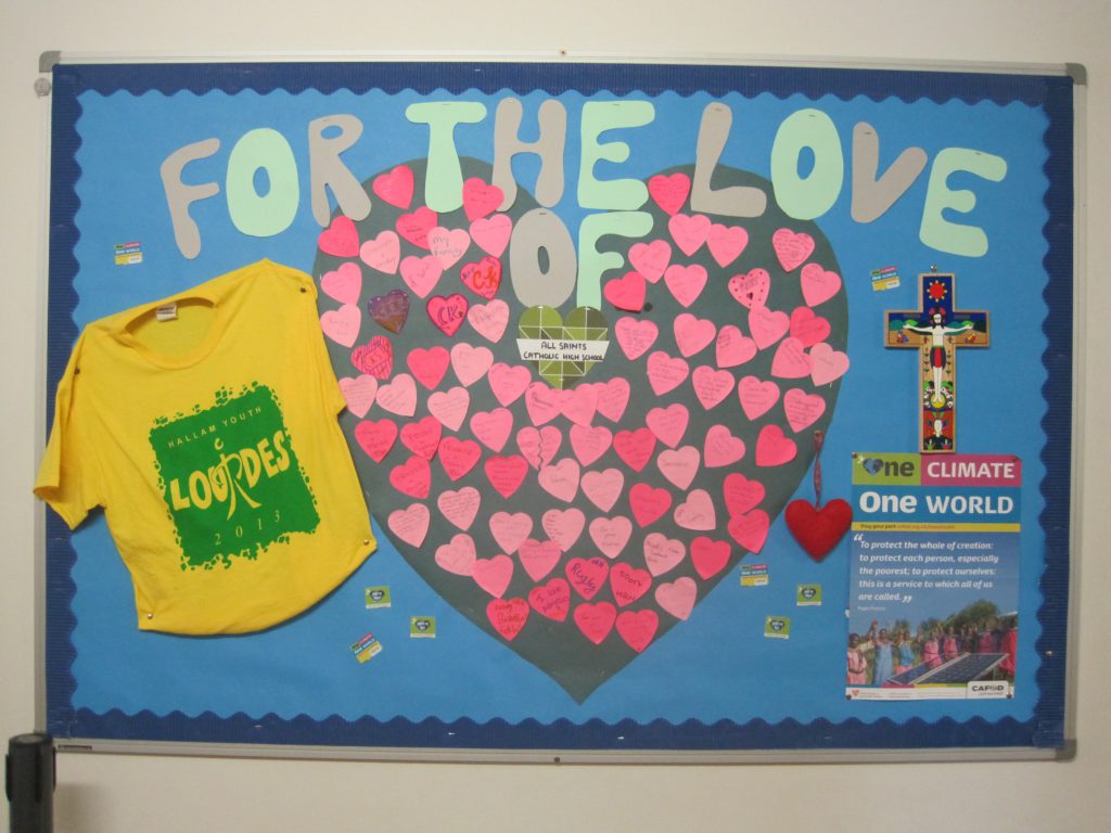 Bernie's heart display - CAFOD Blog