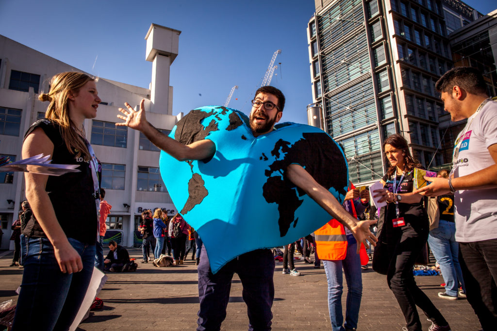 One Climate One World costume at Flame2