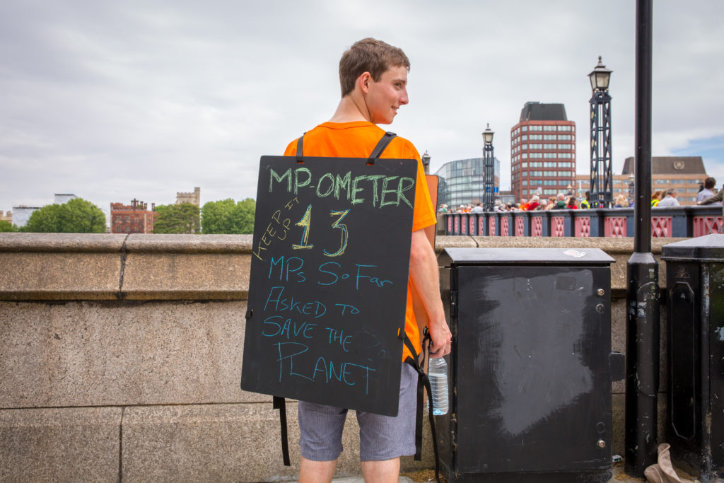 MP-o-meter at climate lobby of parliament - CAFOD