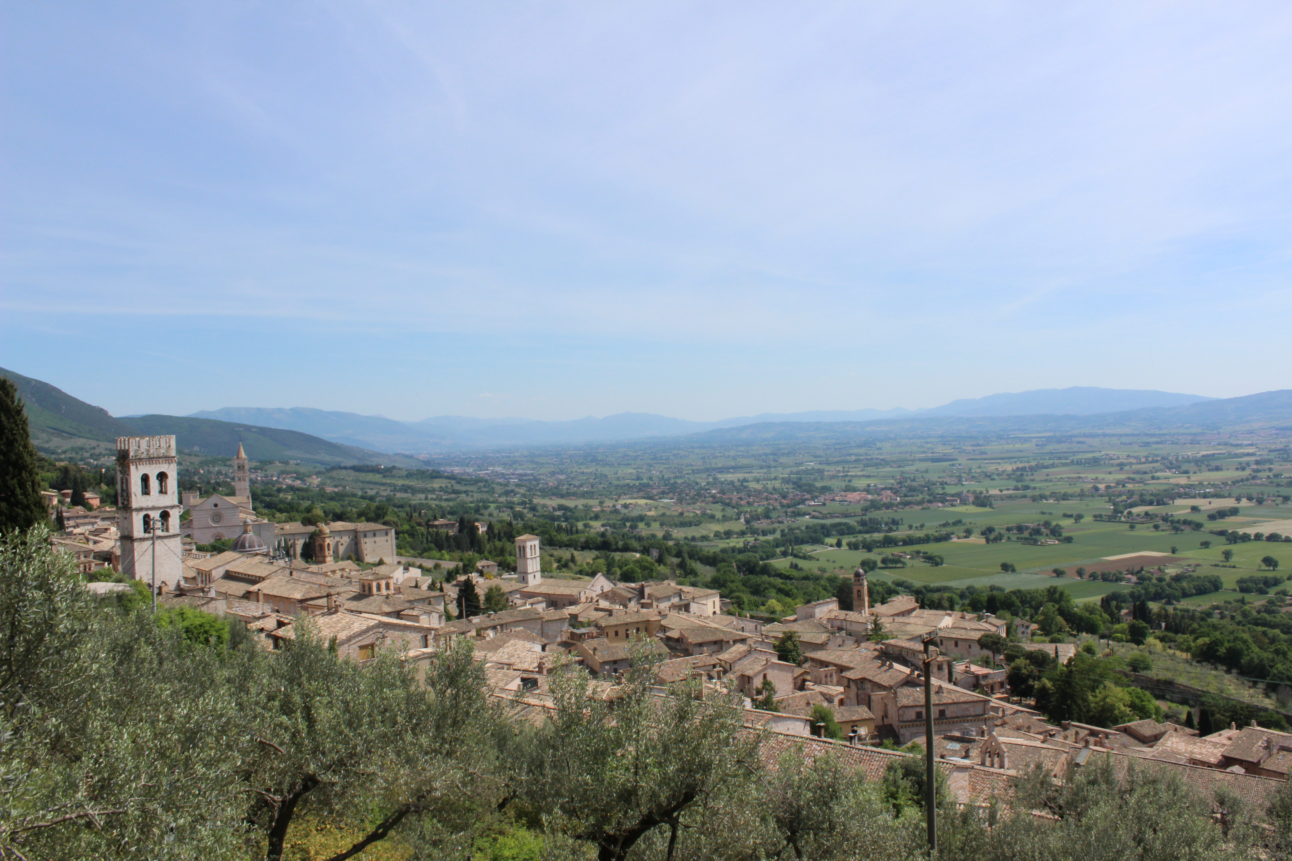 View from San Damiano church, Assisi