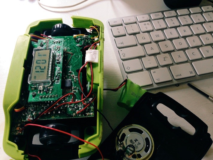 Ivan replaced the rechargeable battery in his solar and wind-up radio by watching a YouTube tutorial.