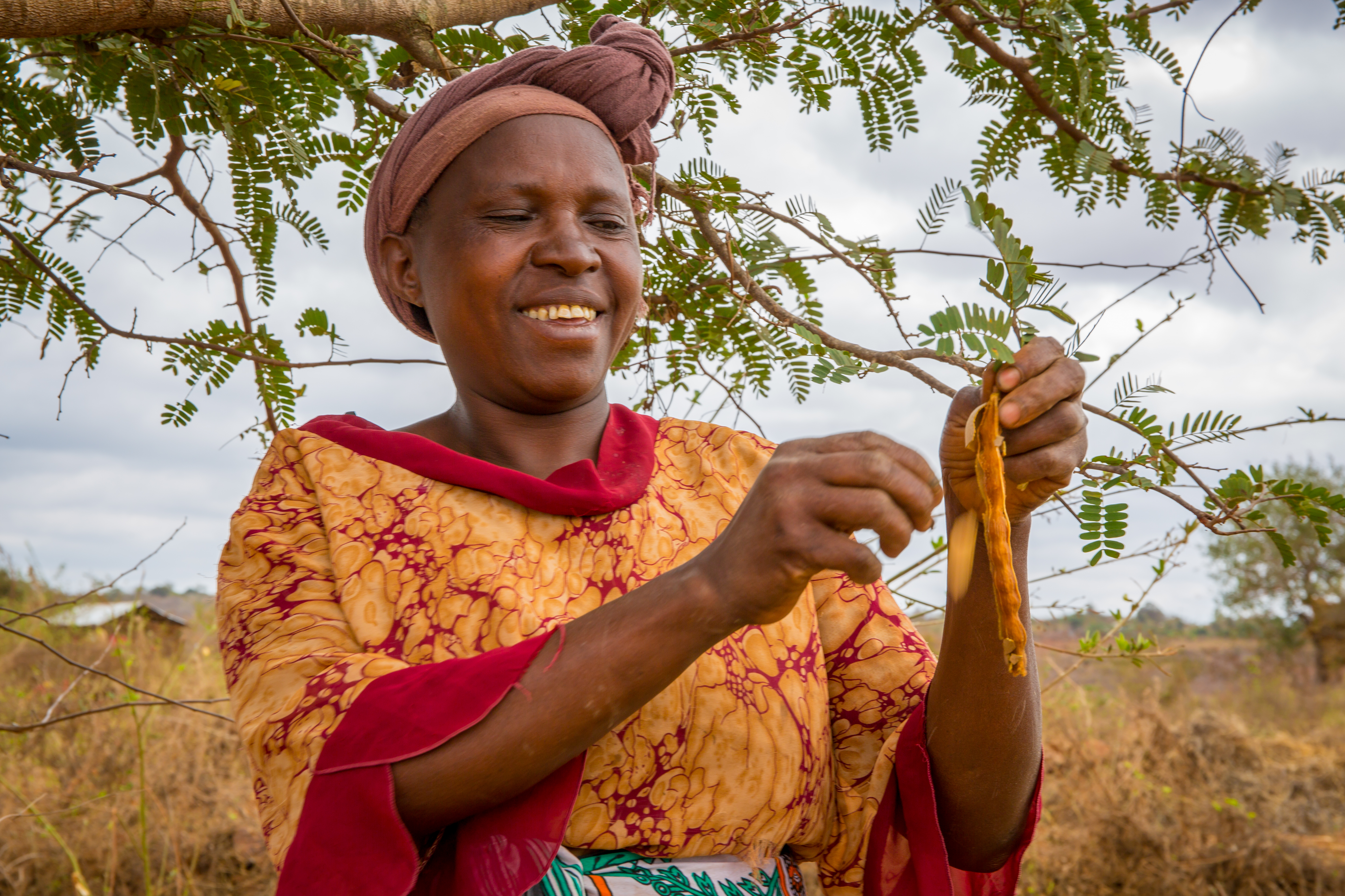 Stella in her farm in Kitui - CAFOD