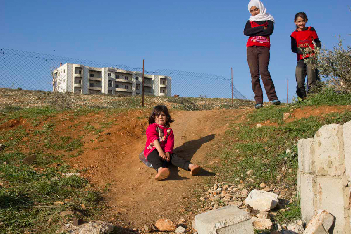 Eman's nieces in Lebanon