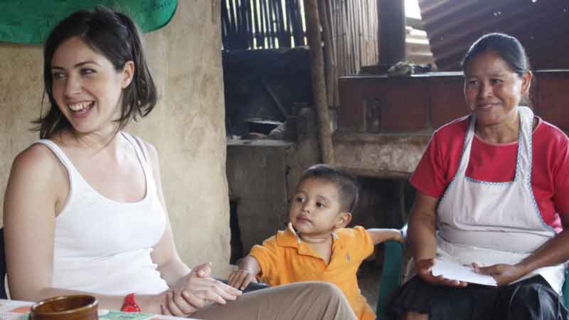 Gemma in El Salvador.