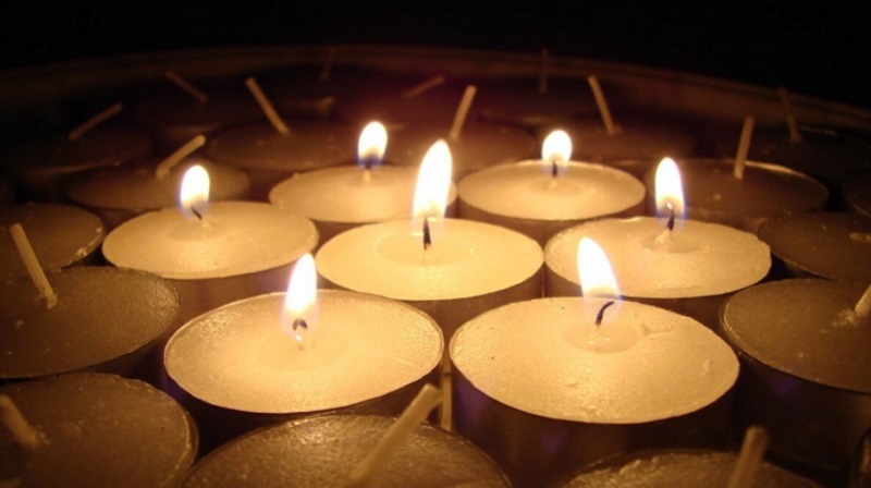 Group of lit candles