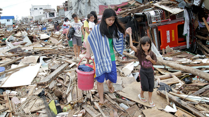 Philippines---typhoon-damag