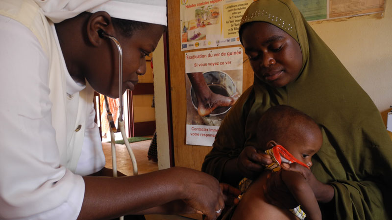 Haoua Balma at St Augustine Health Centre, Niamey.