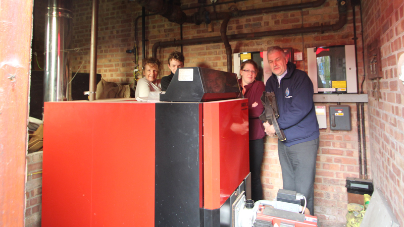 CAFOD St Thomas More energy audit boiler room