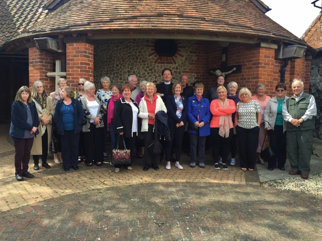 Walsingham pilgrims from St Thomas More's
