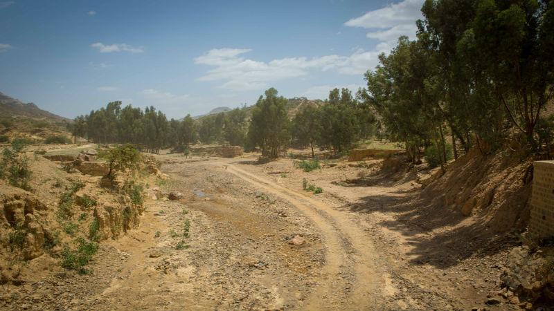 Ethiopia Food Crisis - Dry River bed