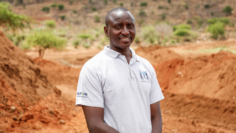 George Wambugu, CAFOD's water specialist