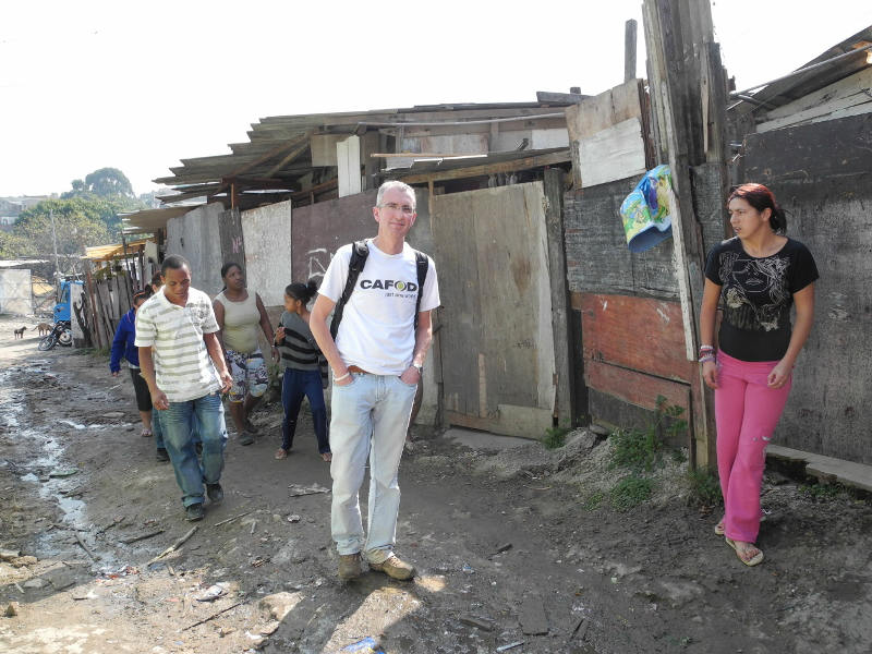 Tony Sheen visited Tony Sheen visited Elecropaulo favela in São Paulo, Brazil, where he saw the Church in action