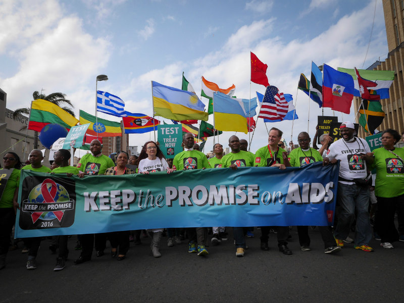 AIDS Conference protest1