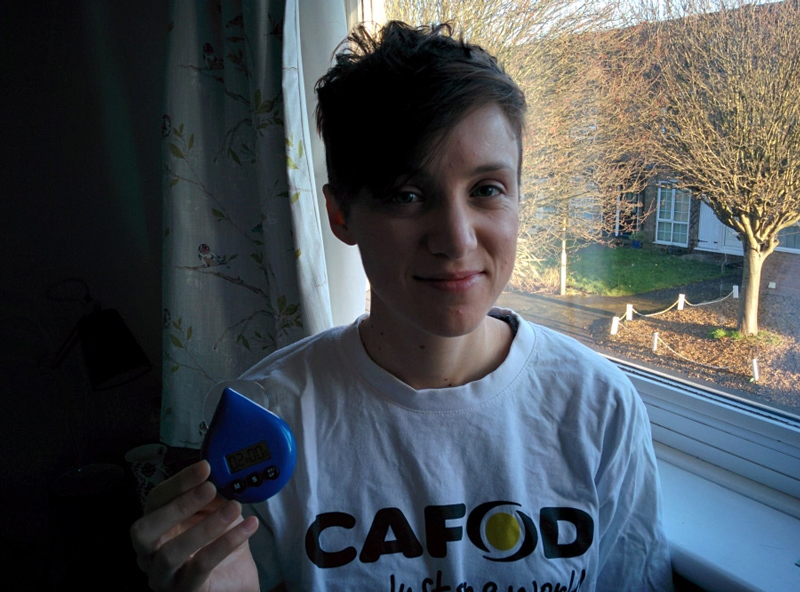 CAFOD Sarah 2 minute shower Lent challenge