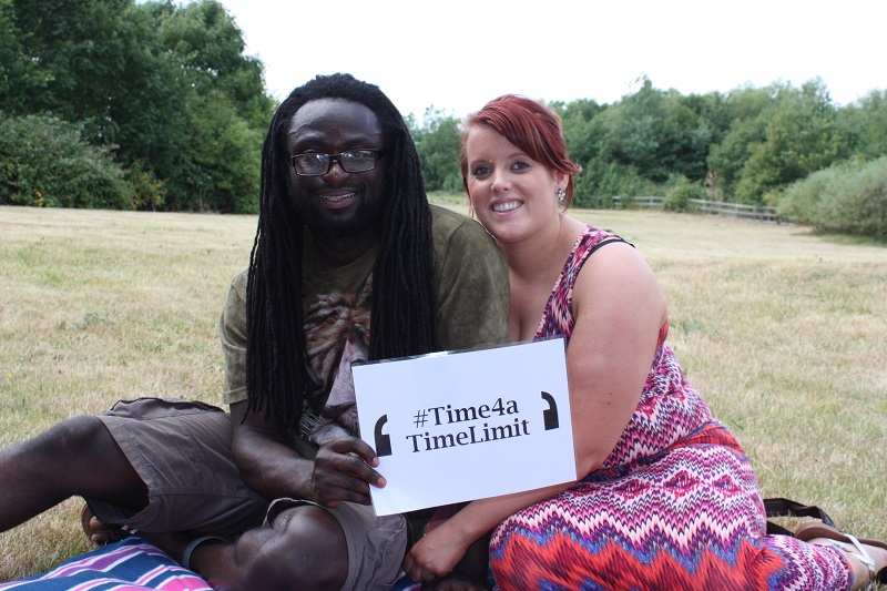 Former detainee Michael, a member of Freed Voices, with partner Holly