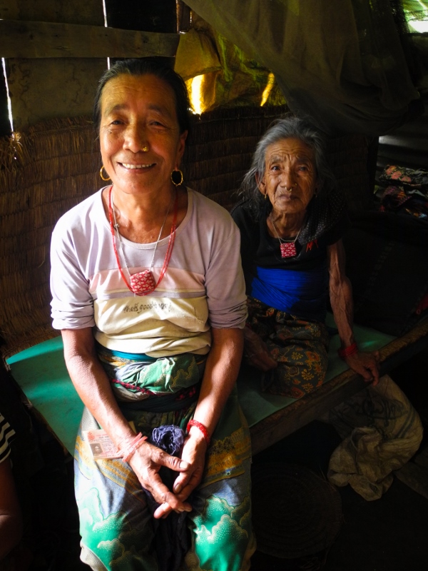 The home of Mani Kumani Garung and her daughter Lila was destroyed by the earthquake in Nepal on 25 April 2015