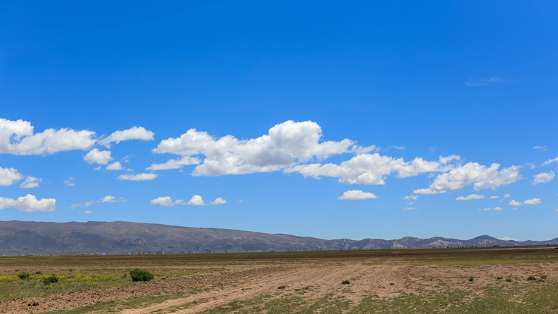 Rains are arriving late in Altiplano, Bolivia.