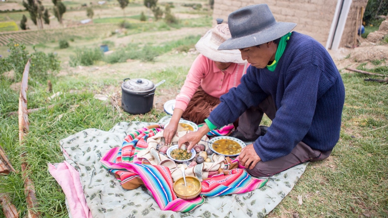 Conditions on the Bolivian Altiplano are tough