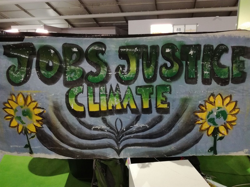 Jobs justice climate banner