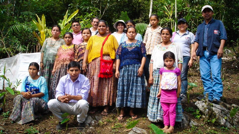 Indigenous women from Alta Verapaz supported by CAFOD’s local Church partner Pastoral Social - Caritas Verapaz