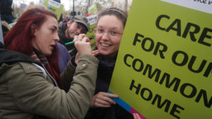 Young leaders volunteering with CAFOD. 