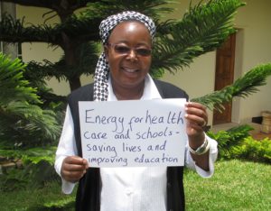 CAFOD partner Sr Mathilde - 'Energy for healthcare saves lives'