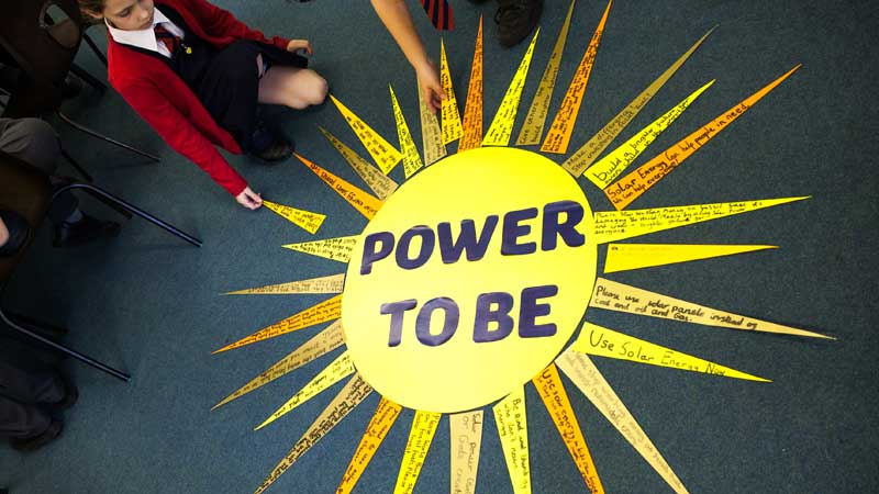 St Anthony's take part in the Power to be campaign