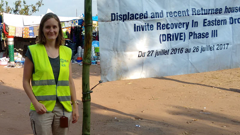 Zoe Corden, CAFOD's Emergency Support Officer