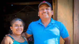 Edelmira and her husband Martir in El Salvador