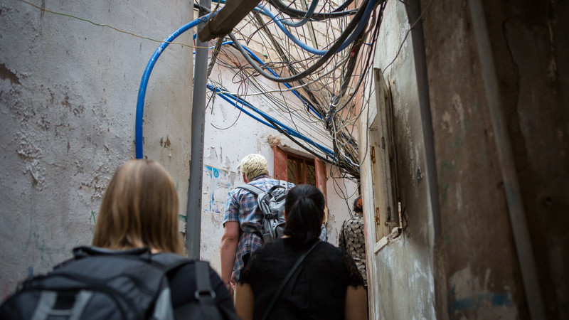 Bourj el Barajneh refugee camp in Lebanon