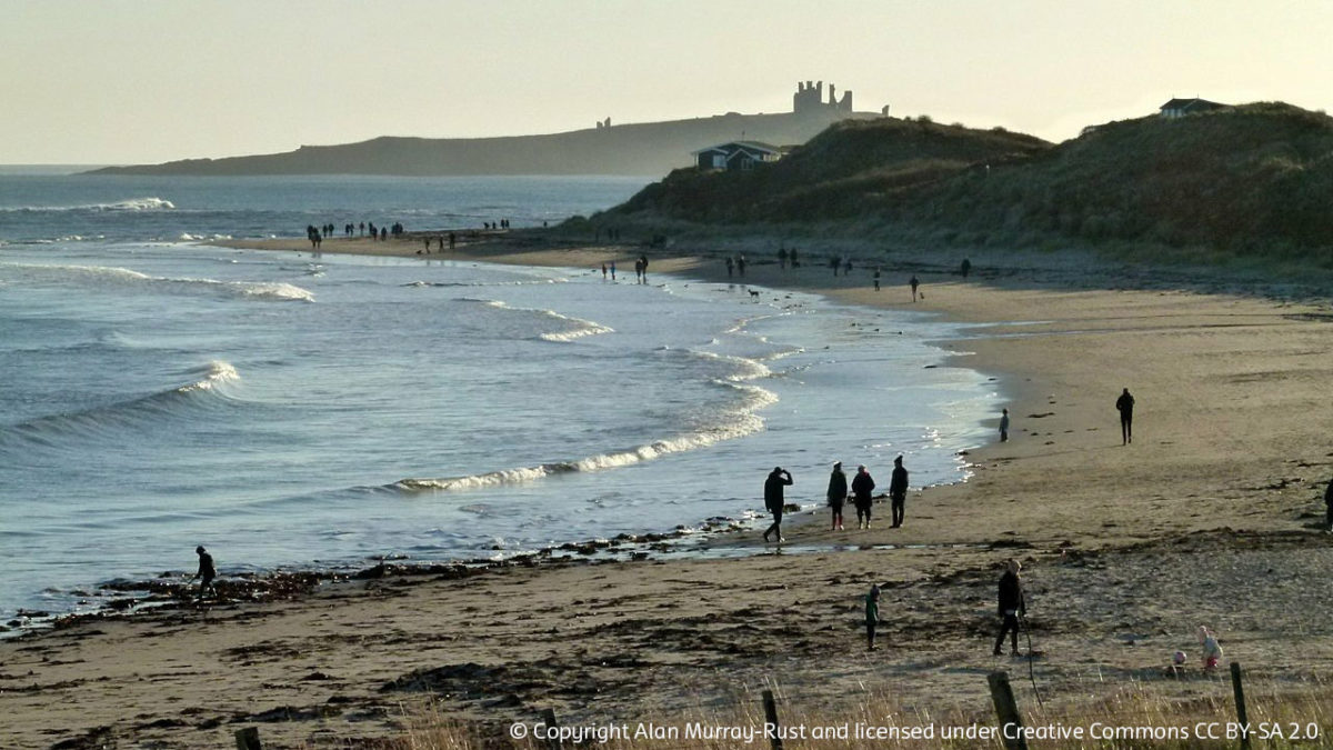 Low Newton beach, Northumberland