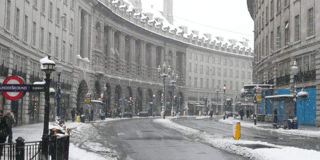 London snow